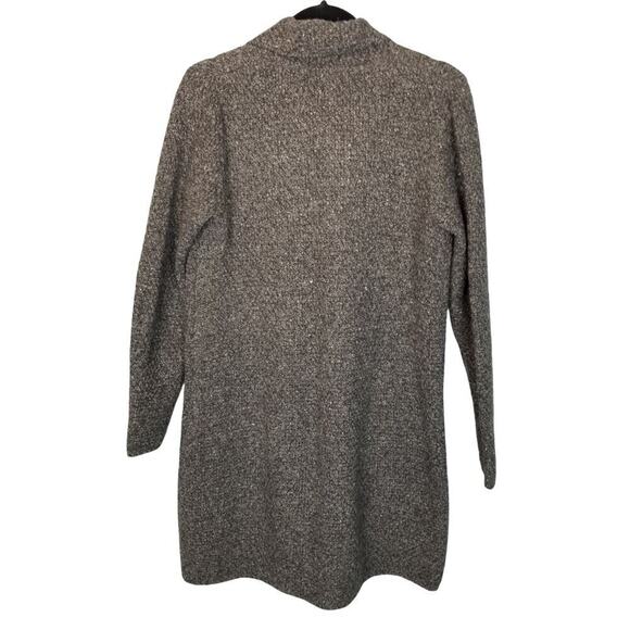 J. Jill Sweater Cardigan Rustic Country Hygge Size S Cozy Duster Snap Neutral - Picture 9 of 9